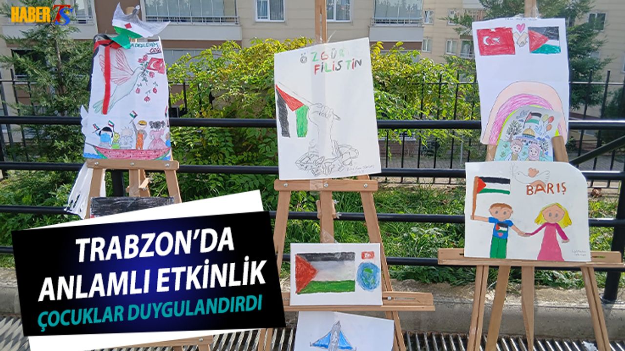 Trabzon’da Gazze İçin Anlamlı Kermes Düzenlendi