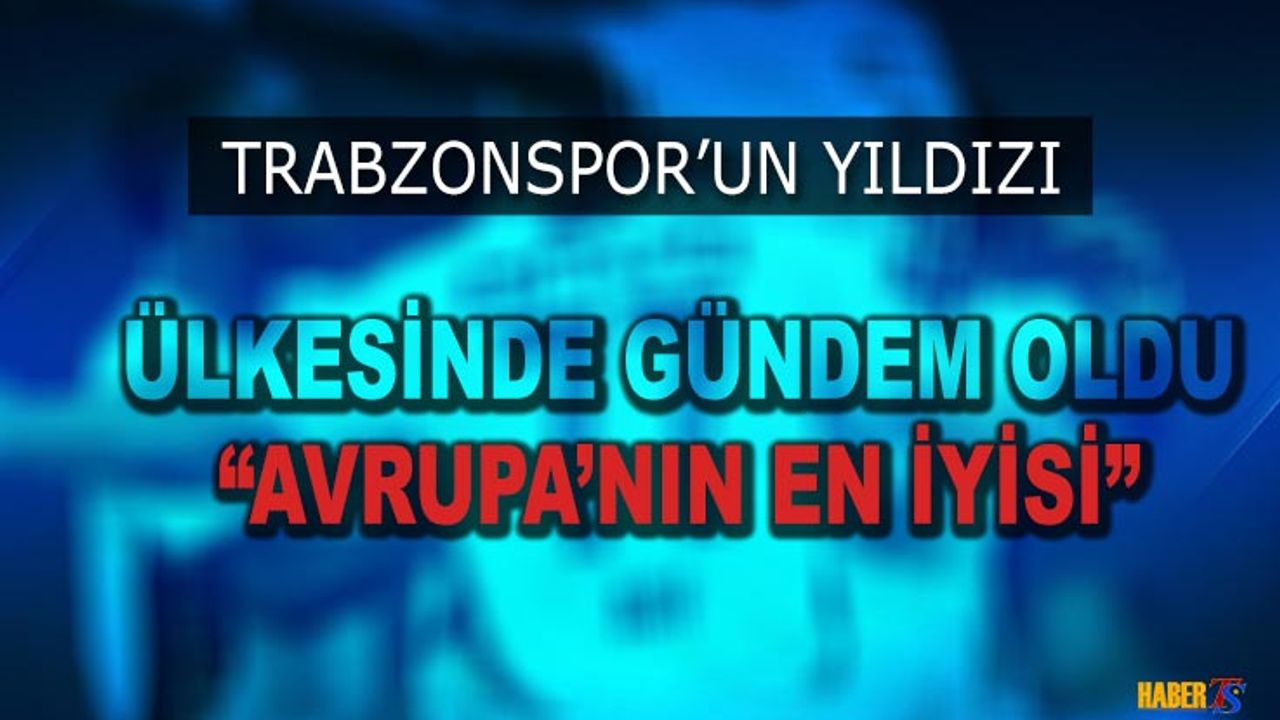 Trabzonspor'un Yıldızı En Formda Nijeryalısı Seçildi