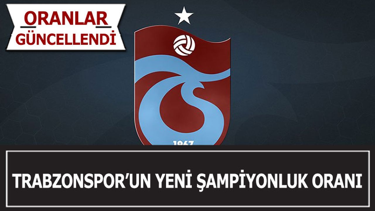 Şampiyonluk Oranları Güncellendi: Trabzonspor'un Yükselişi