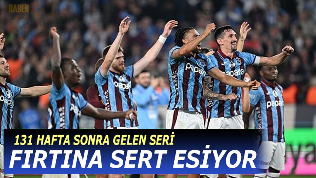 Trabzonspor’dan 131 Hafta Sonra Gelen Galibiyet Serisi