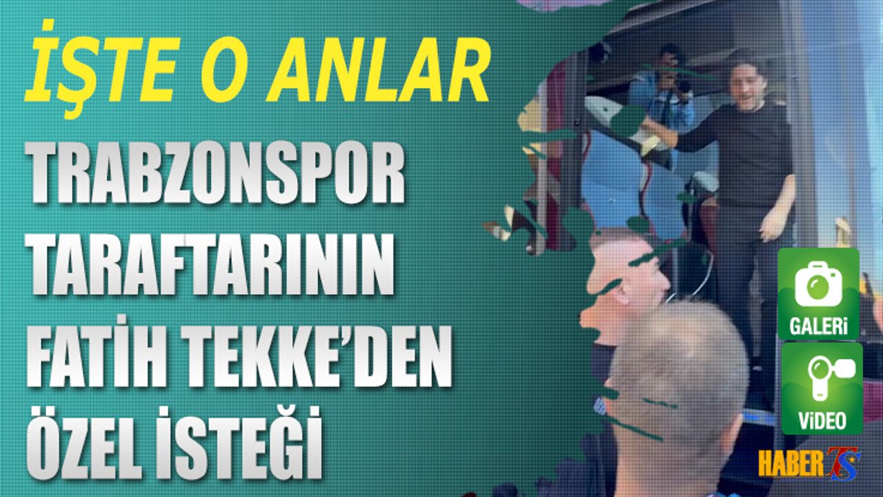 Trabzonspor Taraftarından Tekke’ye Kaşkol Mesajlı Anlamlı Rica