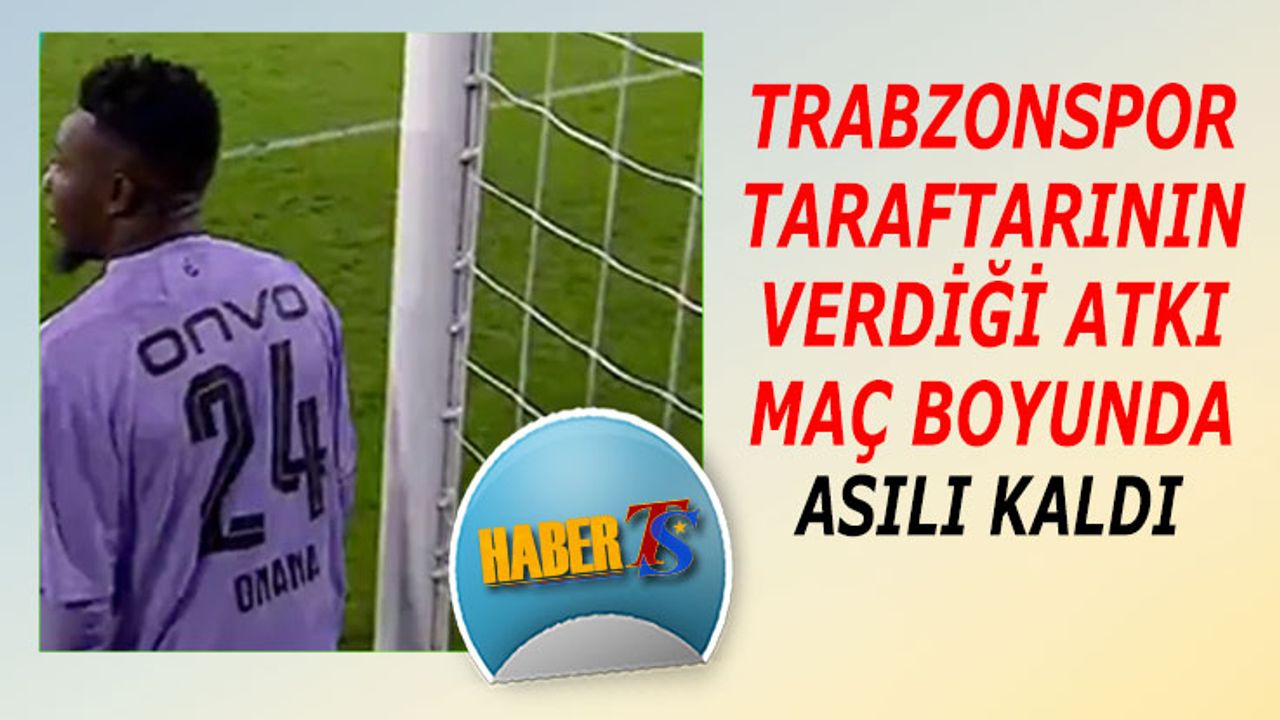 Taraftarının Verdiği Atkı Maç Boyunca Asılı Kaldı
