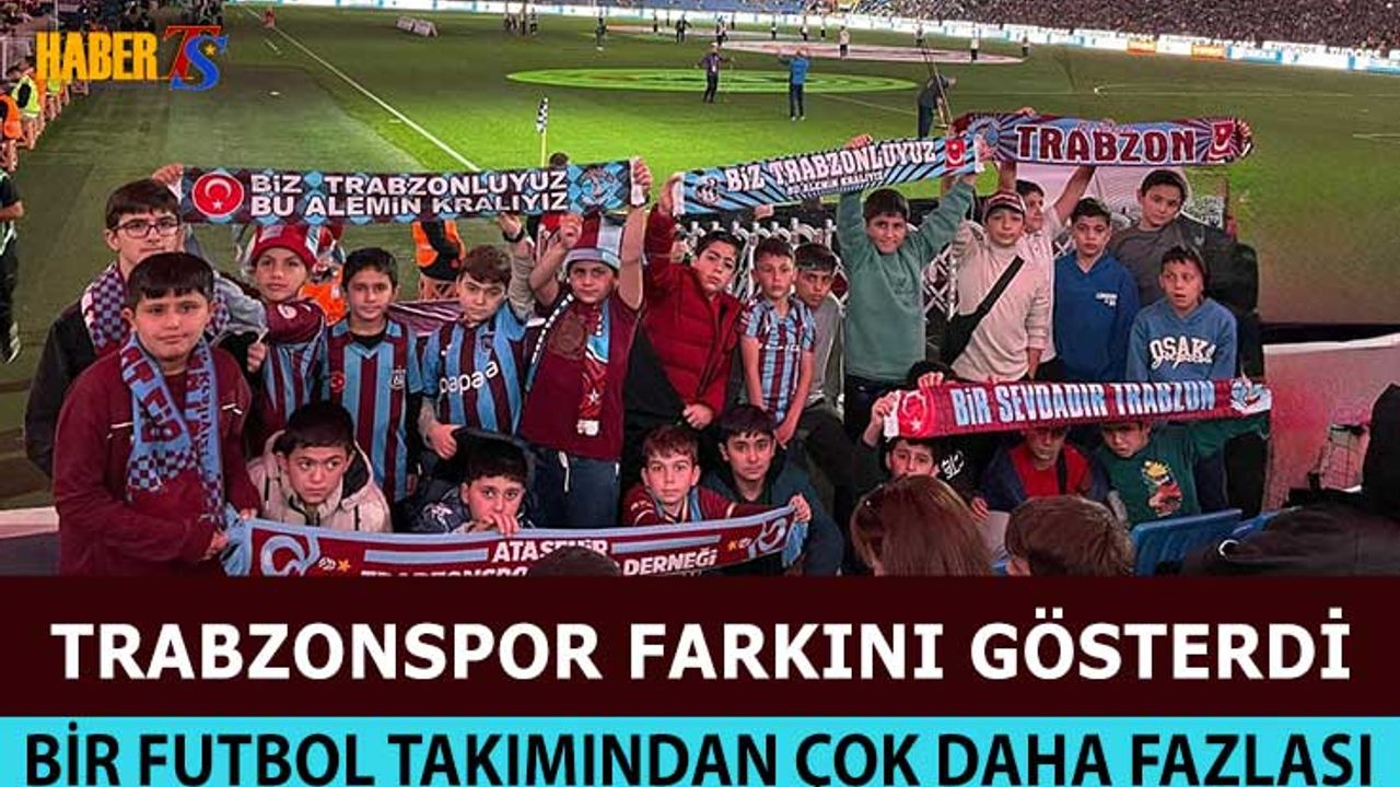 Trabzonspor, Çanakçı'dan Gelen Öğrenciler Tribünde Ağırlandı
