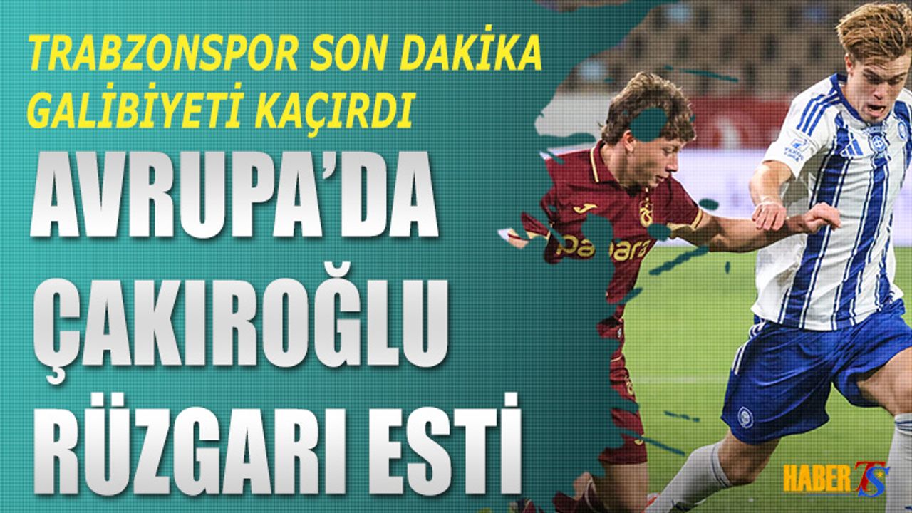 Trabzonspor U19 Son Dakika Yediği Golle Galibiyeti Kaçırdı