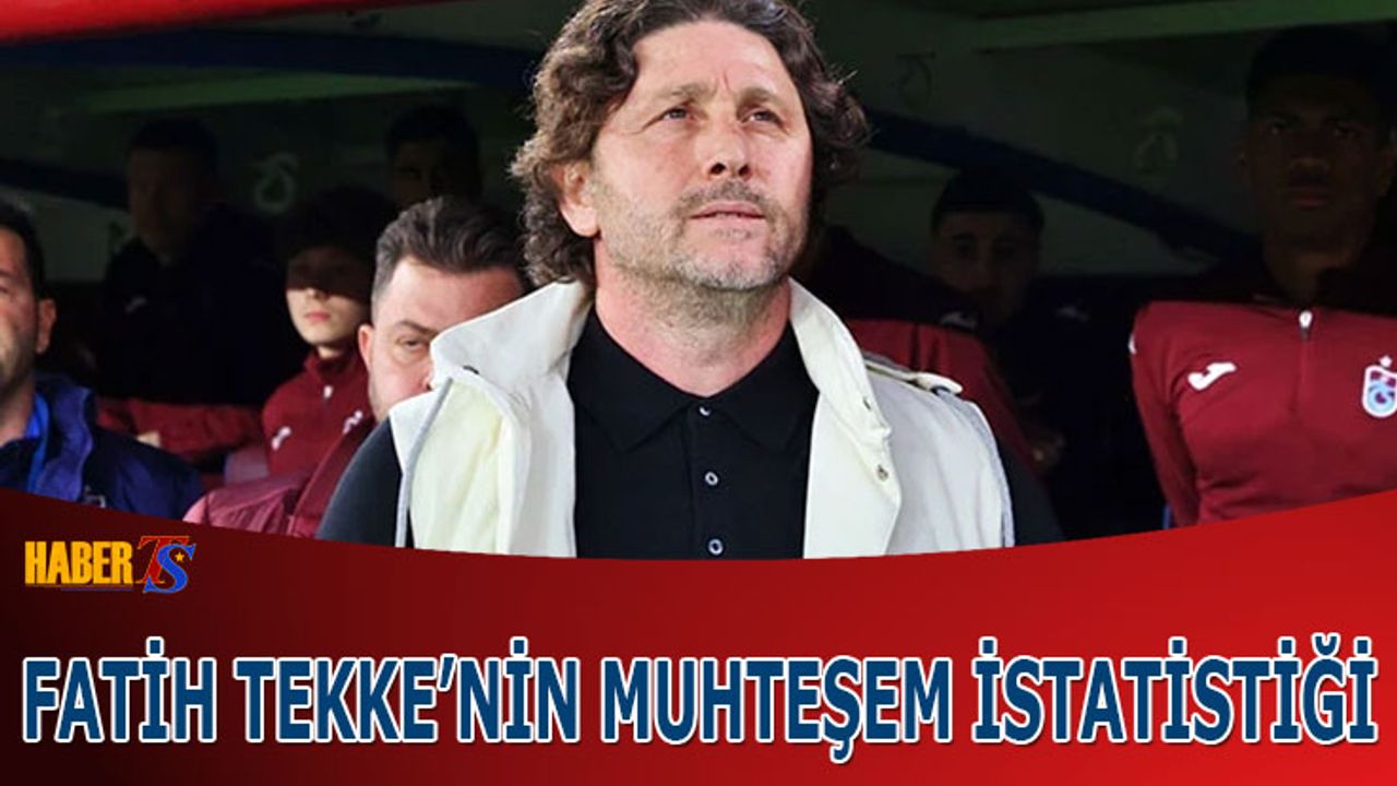 Trabzonspor Evinde Fatih Tekke İle Yenilmiyor