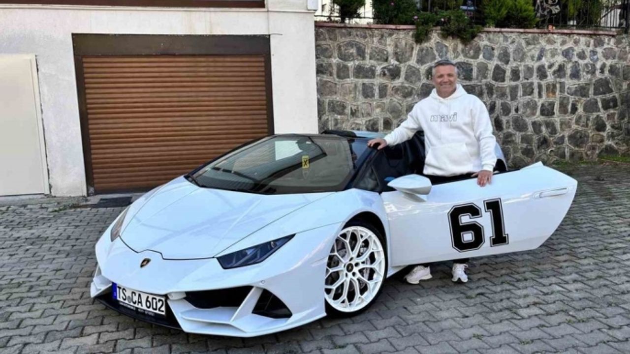 Trabzon’da Köy Yollarında Lamborghini Sürprizi