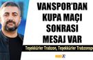 Teşekkür Mesajıyla Trabzon ve Trabzonspor'a Anlamlı Bir Vefa