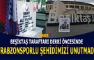 Trabzonsporlu Şehidimiz Ali Yılmaz İçin Anlamlı Pankart
