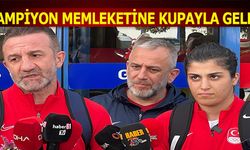 Dünya Şampiyonu Busenaz Sürmeneli Memleketine Kupayla Geldi