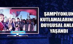 Trabzonspor'un Şampiyonluk Kutlamalarında Duygusal Anlar Yaşandı