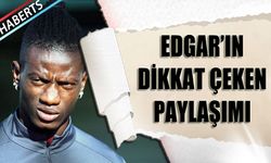 Edgar'ın Dikkat Çeken Trabzonspor Formalı Paylaşımı