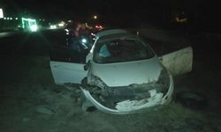 AYDIN - Çine'de takla atan otomobilin sürücüsü yaralandı