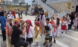 Espiye'de yaz Kur'an kurslarında eğitim gören öğrenciler çocuk şenliğinde buluştu