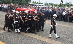 Giresun'da lunaparktaki kazada hayatını kaybeden komiser yardımcısı için tören