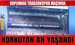 Kopenhag Trabzonspor Maçında Korkutan An Yaşandı