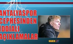 Antalyaspor Cephesinden Trabzonspor Açıklaması
