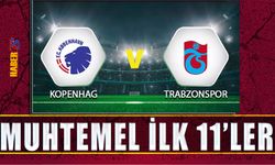 Kopenhag Trabzonspor Maçı Muhtemel 11'leri