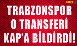 Trabzonspor'dan KAP Açıklaması!