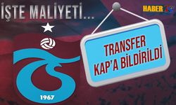 Trabzonspor Transferi KAP'a Açıkladı