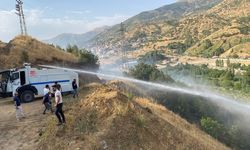 HAKKARİ - Şemdinli'de ağaçlık alanda çıkan yangın söndürüldü