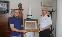 Samsun Jandarma Komutanı Ersever ile Emniyet Müdürü Urhal'dan, AA Bölge Müdürü Demir'e ziyaret