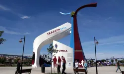 Trabzon Yomra'da şampiyonluk anıtı yapıldı