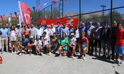 ERZİNCAN - Uluslararası Erzincan Ergan Cup Tenis Turnuvası sona erdi