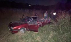 Kastamonu'da devrilen otomobilin sürücüsü yaralandı