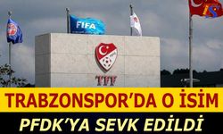 Trabzonspor'da O İsim PFDK'lık Oldu