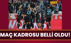 Trabzonspor'un Ferencvaros Maç Kadrosu Belli Oldu!