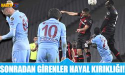 Trabzonspor'da Sonradan Girenler Hayal Kırıklığı Yaşattı!