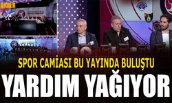 Spor Camiası Canlı Yayında Buluştu! Depremzedelere Yardım Yağıyor