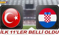 Türkiye Hırvatistan Maçı 11'leri Belli Oldu
