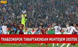 Trabzonspor Taraftarından Beşiktaş Derbisinde Muhteşem Destek