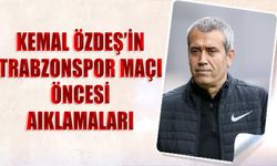 Kemal Özdeş'in Kasımpaşa Trabzonspor Maçı Öncesi Açıklamaları