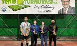 Trabzon'da Tenis Turnuvası’nda şampiyonlar belli oldu