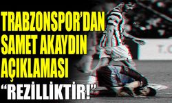 Trabzonspor'dan Samet Akaydın Açıklaması! Rezilliğin Böylesine Pes