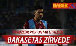 Trabzonspor'un Milli Yıldızı Bakasetas Zirvede