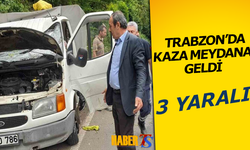 Trabzon’da araç köy yolundan karayoluna düştü