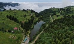 Trabzon Balıklı Göl Böyle Görüntülendi
