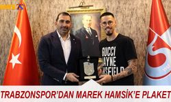 Trabzonspor'dan Marek Hamsik'e Plaket