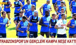 Trabzonspor'un Gençleri Kampa Neşe Kattı