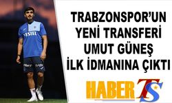 Trabzonspor'un Yeni Transferi Umut Güneş İlk İdmanına Çıktı