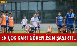 Trabzonspor'da En Çok Kart Gören İsim Şaşırttı