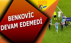 Trabzonspor'da Benkovic Oyuna Devam Edemedi