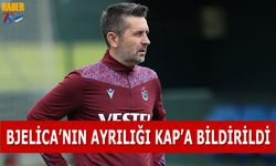 Trabzonspor Bjelica Ayrılığını KAP'a Bildirdi