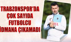 Trabzonspor'da Çok Sayıda Futbolcu İdmana Çıkamadı