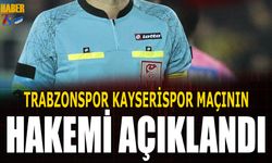 Trabzonspor Kayserispor Maçının Hakemi Açıklandı