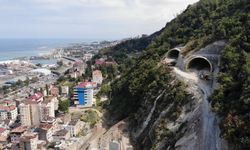 Trabzon Boztepe tünelleri hizmet vermeye başladı