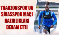 Trabzonspor'da Sivasspor Deplasmanı Öncesi Hazırlıklar Sürüyor